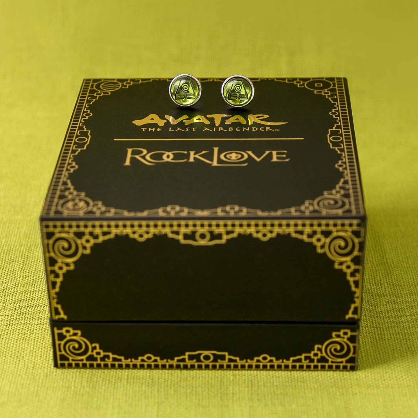 Avatar: The Last Airbender x RockLove Earthbender Stud Earrings - Paramount Shop
