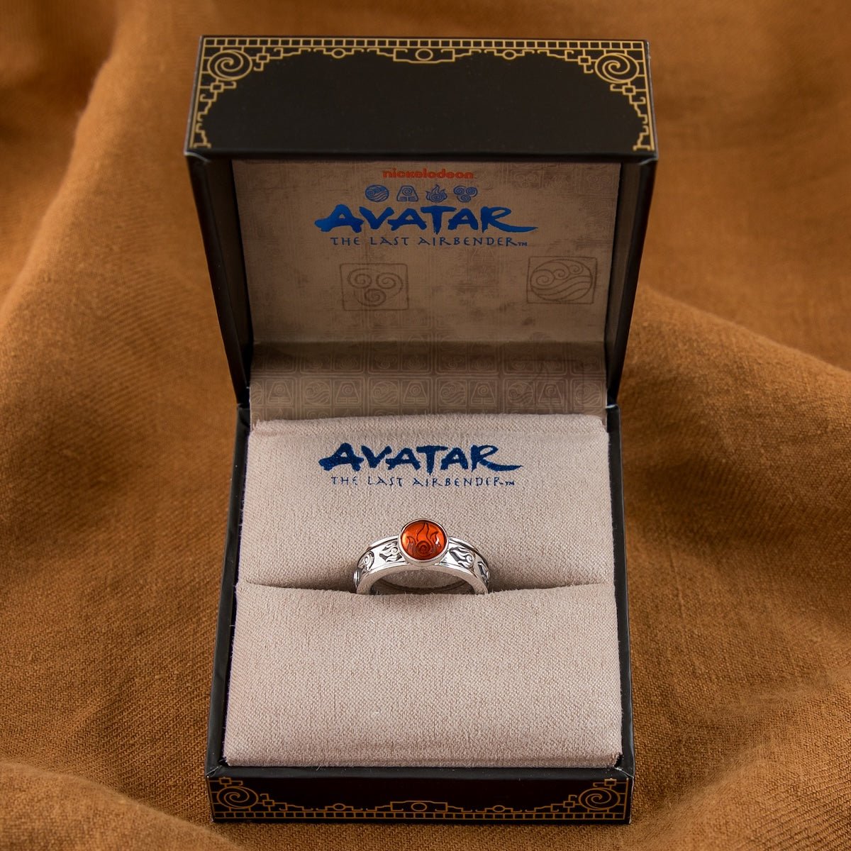 Avatar: The Last Airbender x RockLove Firebender Spinner Ring - Paramount Shop