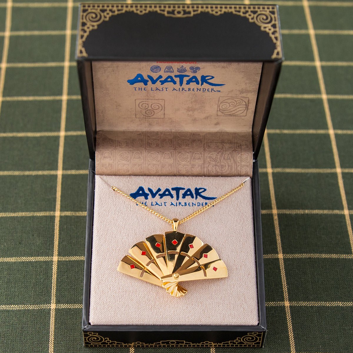 Avatar: The Last Airbender x RockLove Kyoshi Warrior Fan Necklace - Paramount Shop