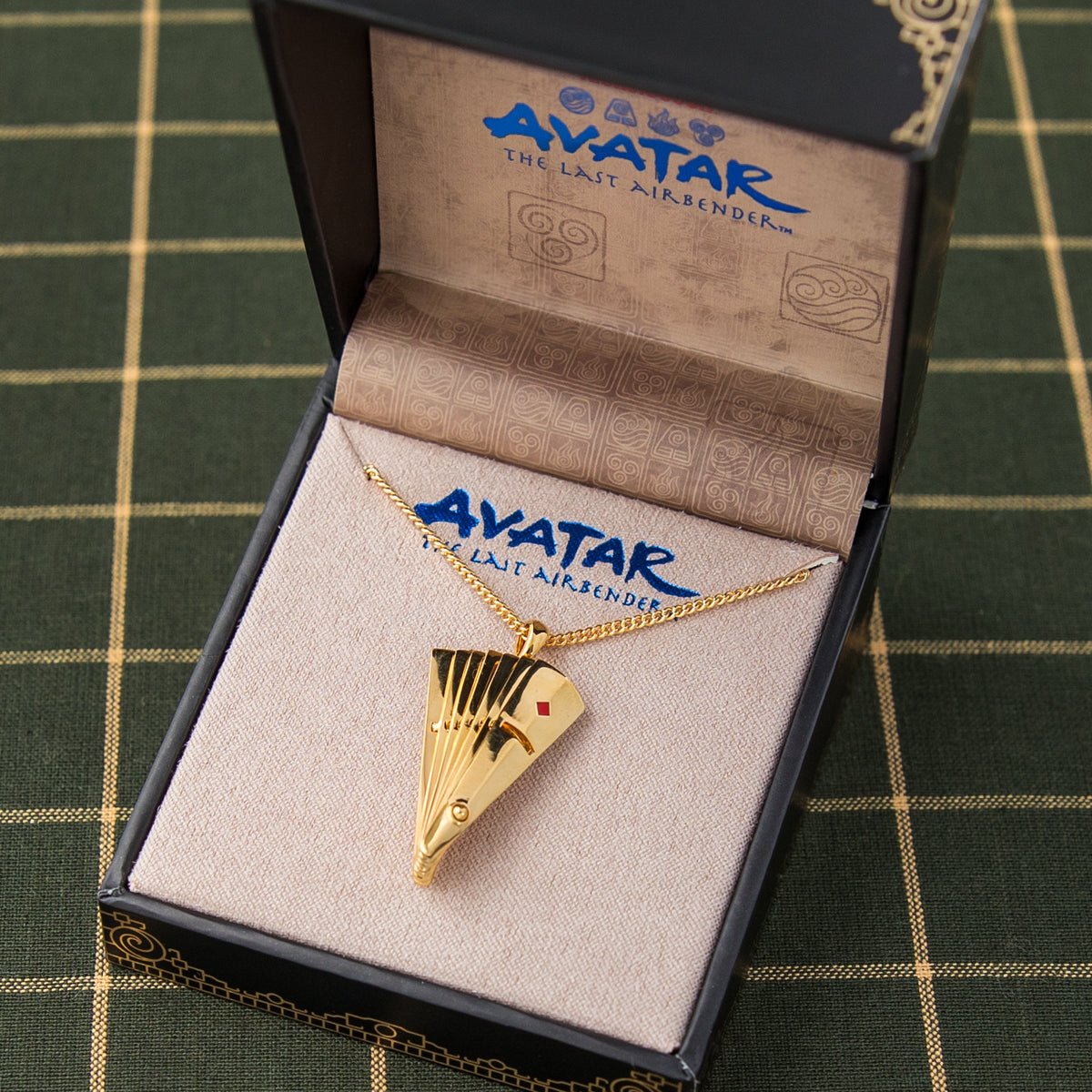 Avatar: The Last Airbender x RockLove Kyoshi Warrior Fan Necklace - Paramount Shop