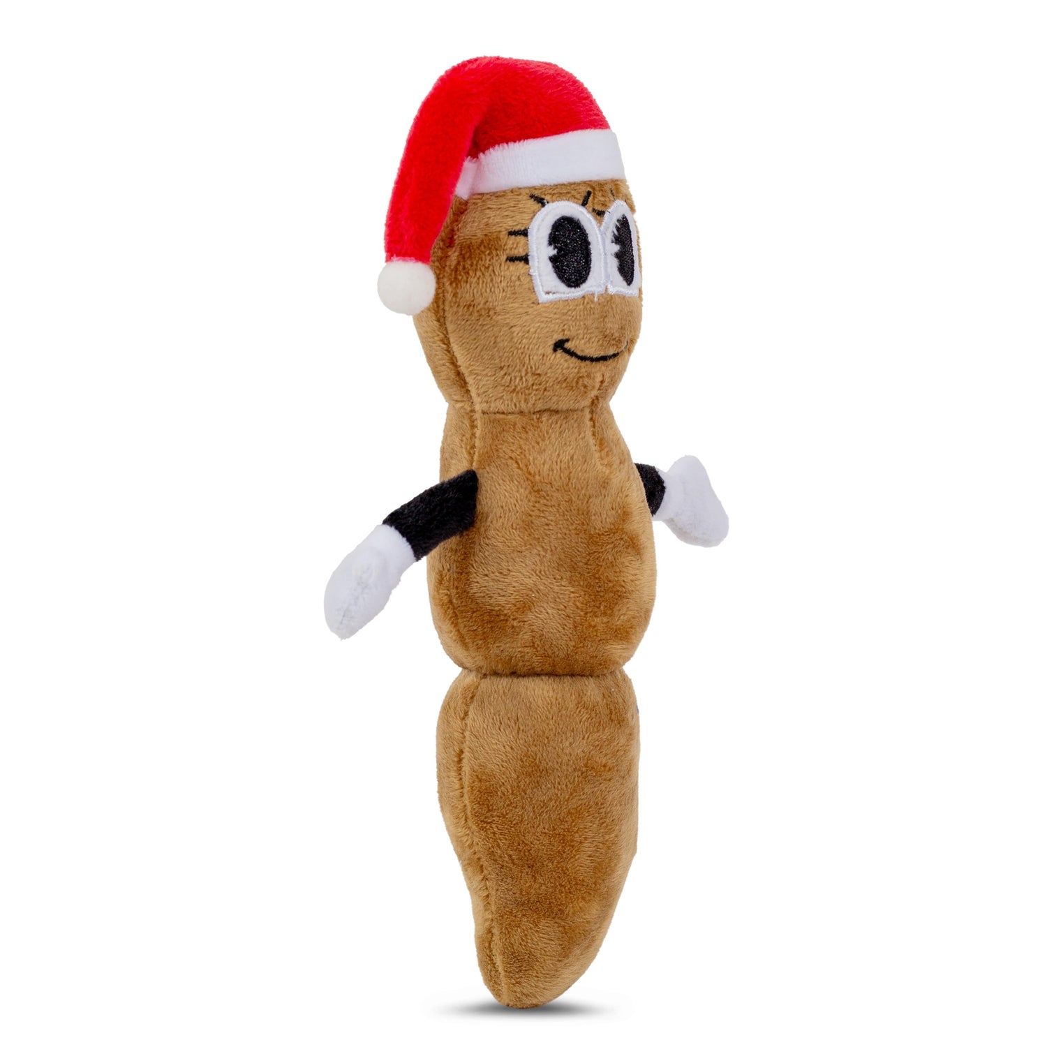Close-up of the South Park Mr. Hankey plush toy face and cheerful expression