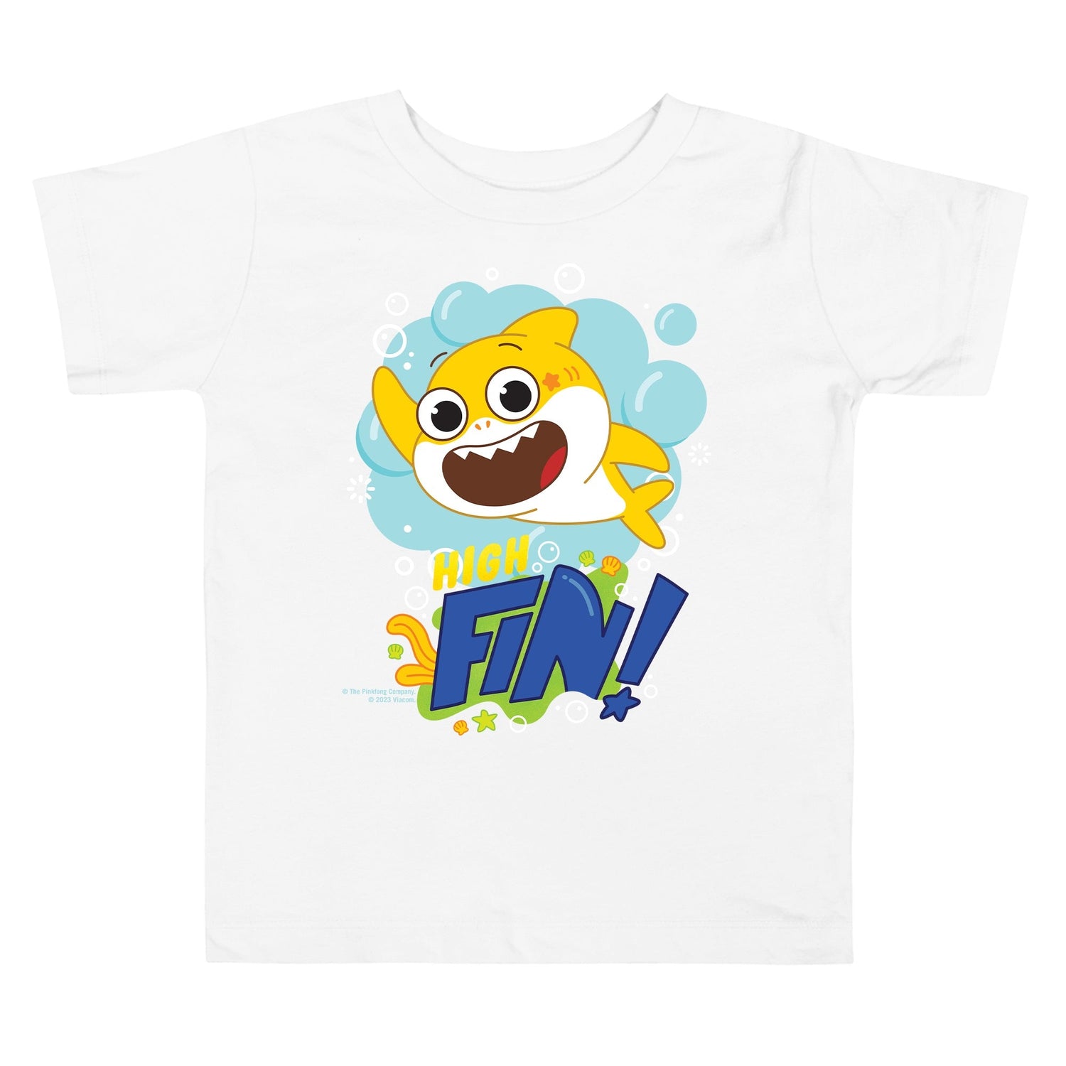 Baby Shark's Big Show Personalized Toddler Short Sleeve T - Shirt - Paramount Shop