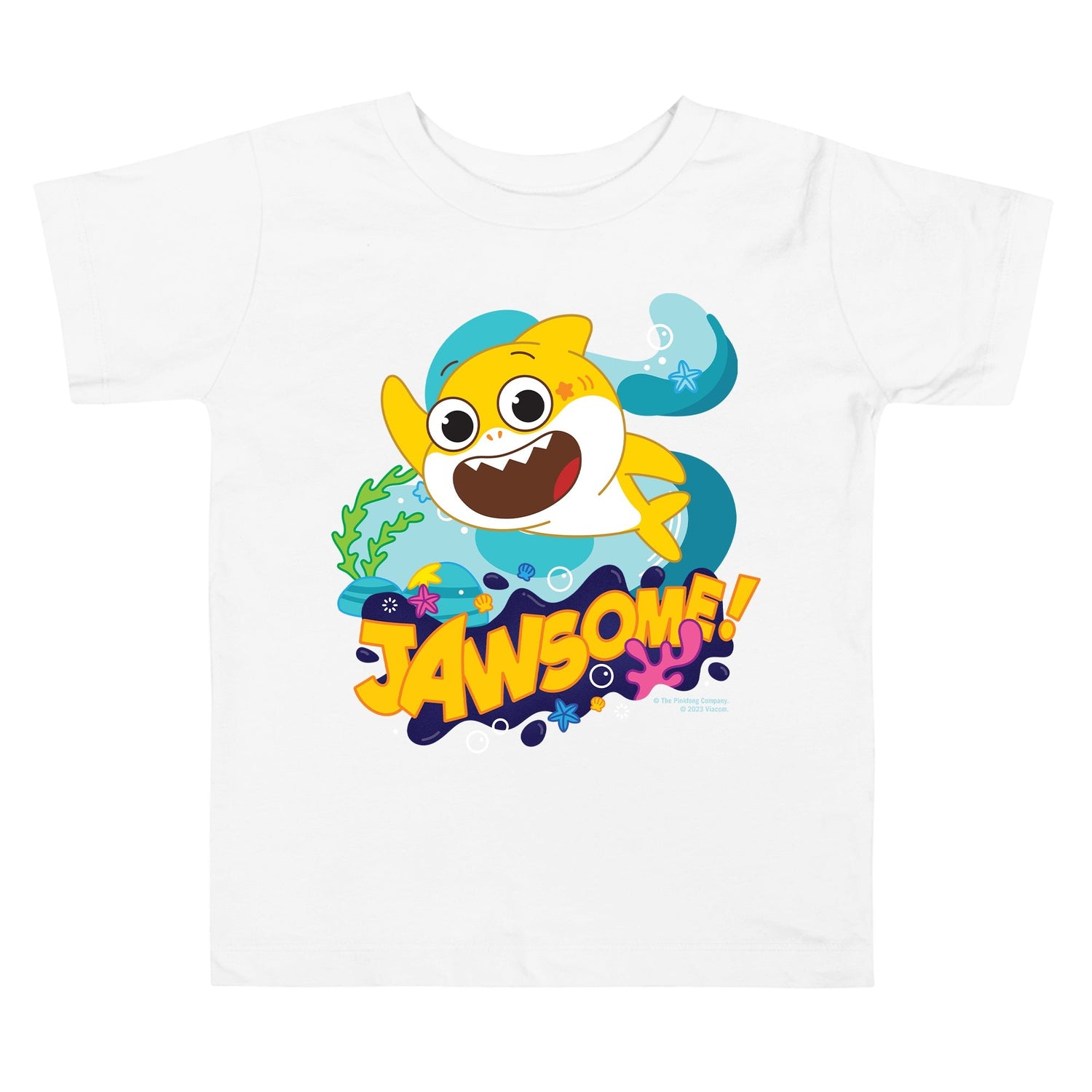 Baby Shark's Big Show Personalized Toddler Short Sleeve T - Shirt - Paramount Shop