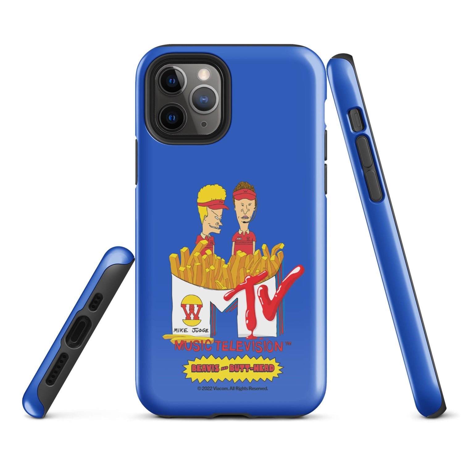Back perspective showing the complete graphic placement on the case