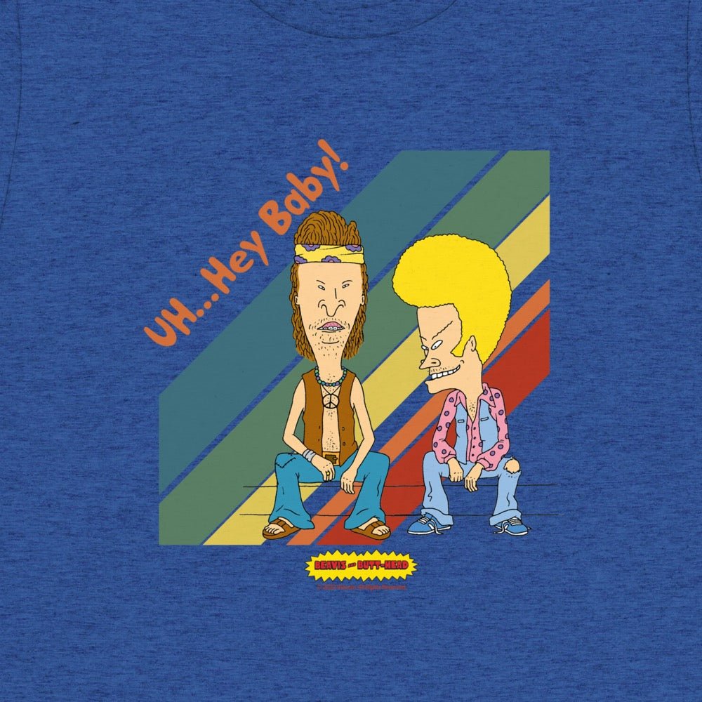 Beavis and Butt - Head Hey Baby Adult Tri - Blend T - Shirt - Paramount Shop