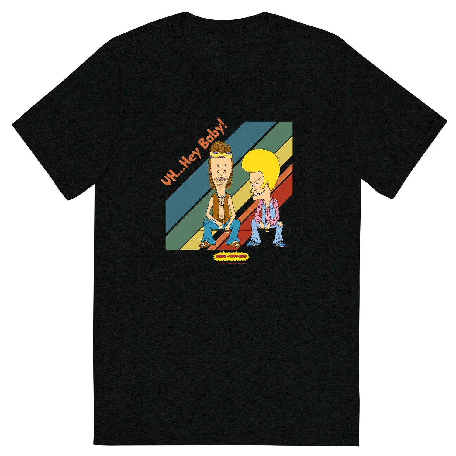 Beavis and Butt - Head Hey Baby Adult Tri - Blend T - Shirt - Paramount Shop