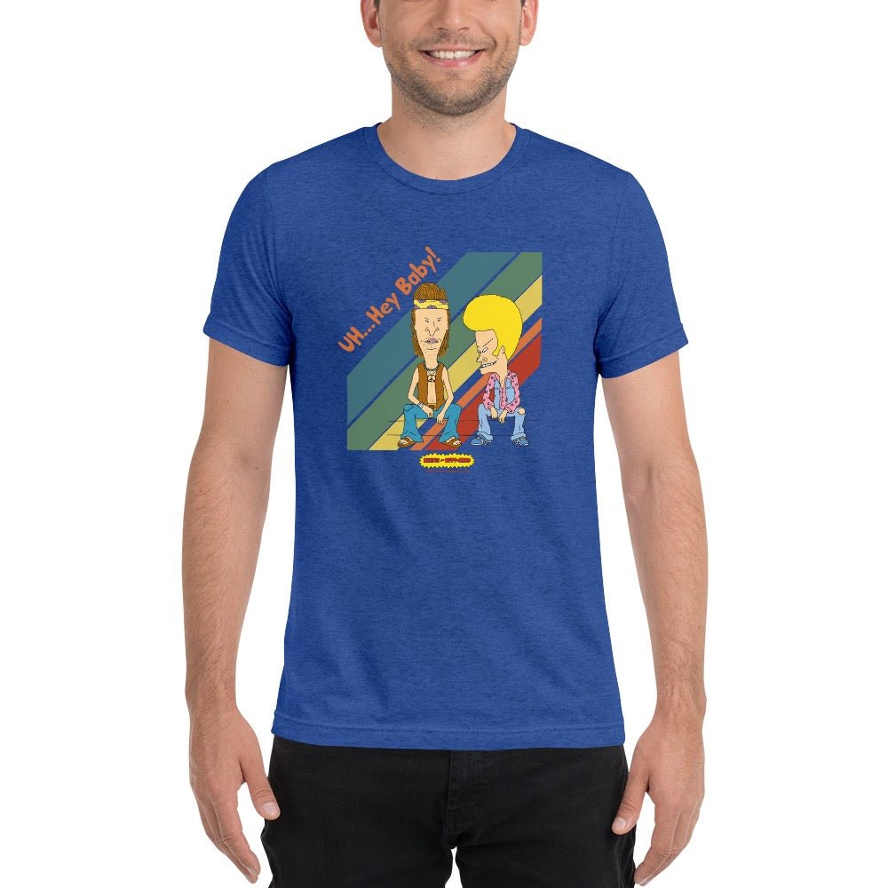 Beavis and Butt - Head Hey Baby Adult Tri - Blend T - Shirt - Paramount Shop