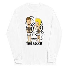 Beavis y Butt-Head Esto mola Unisex Camisa de manga larga - Blanco / Sm