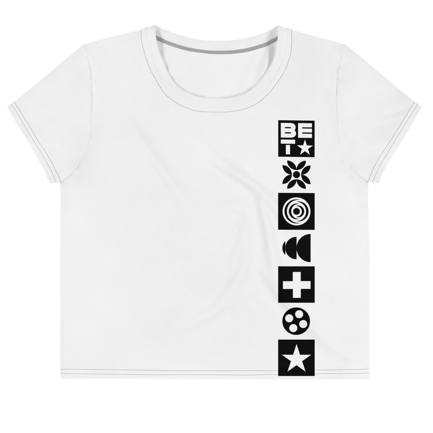 BET Icons Women's Crop Tee - Paramount Shop