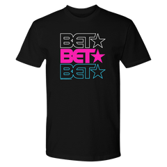 BET T-Shirt Repeat - Black / SM