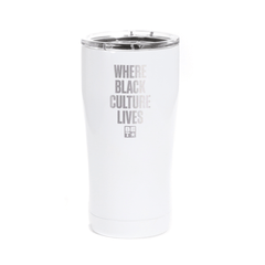 BET Where Black Culture Lives Laser graviert SIC Becher - Weiß glänzend / 20 Unzen