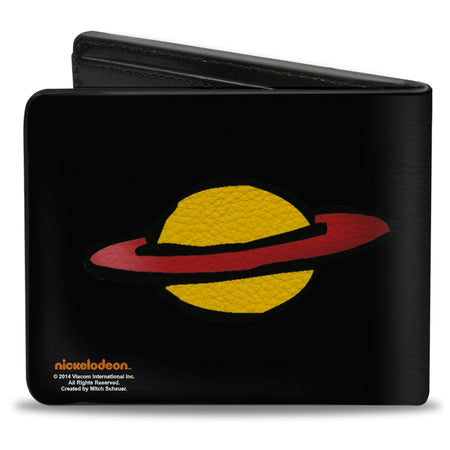 Bi - Fold Wallet - Chuckie Running Pose + Saturn Black - Paramount Shop