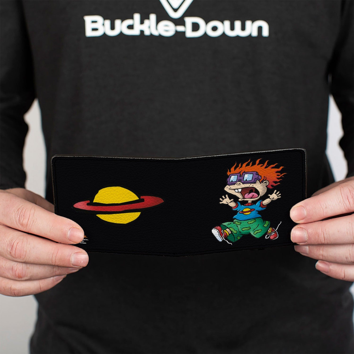 Bi - Fold Wallet - Chuckie Running Pose + Saturn Black - Paramount Shop