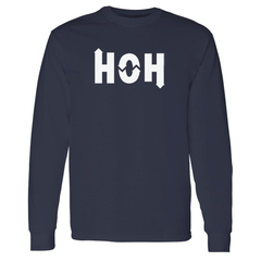 Big Brother HOH Erwachsene Langärmeliges T-Shirt - Marine / SM