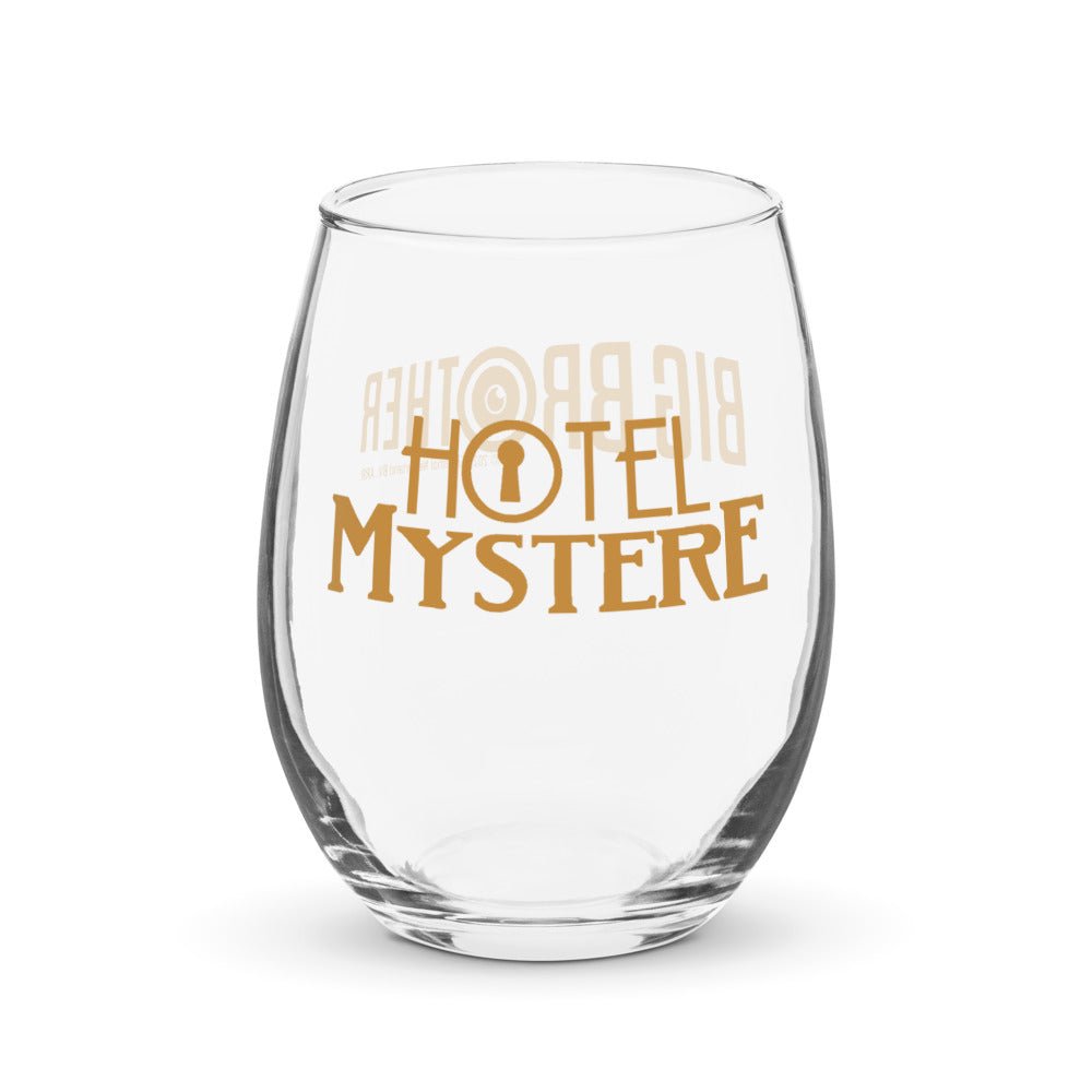 Big Brother Hotel Mystere Stemless Wine Glass