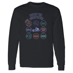 Big Brother Logo Mash Up Adult Long Sleeve T-Shirt - Black / SM