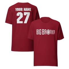 Big Brother Saison 27 Logo Personalisierbar Unisex T-Shirt - Cardinal / XS