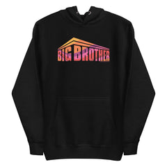 Big Brother Swirl Logo Unisex Premium Hoodie - Black / SM