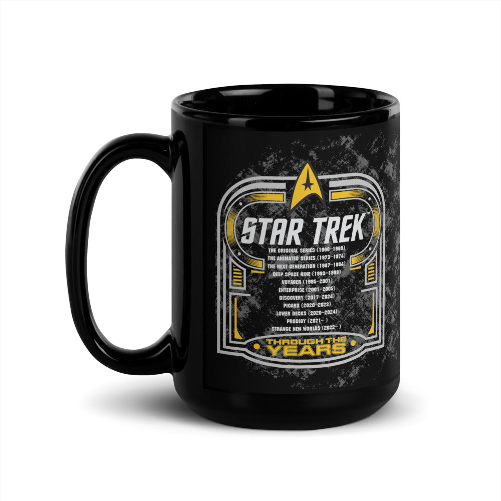 Star Trek Mug Through The Years 15 oz