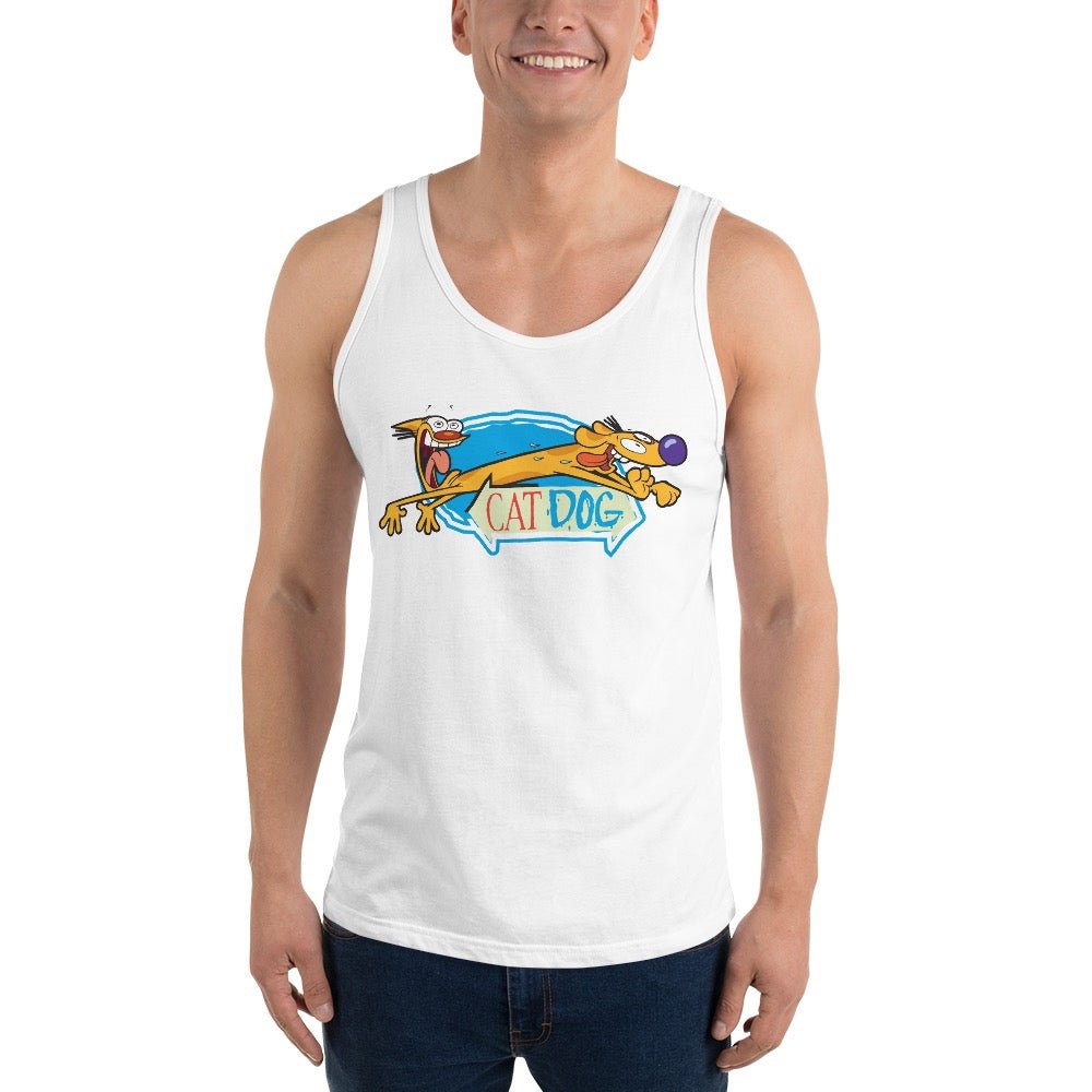 CatDog Crazy Eyes Adult Tank Top - Paramount Shop