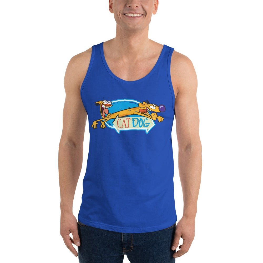 CatDog Crazy Eyes Adult Tank Top - Paramount Shop