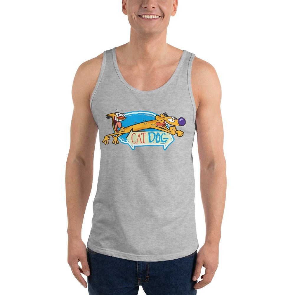 CatDog Crazy Eyes Adult Tank Top - Paramount Shop