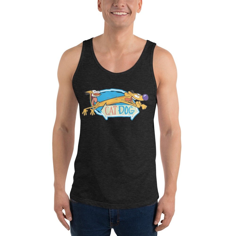 CatDog Crazy Eyes Adult Tank Top - Paramount Shop