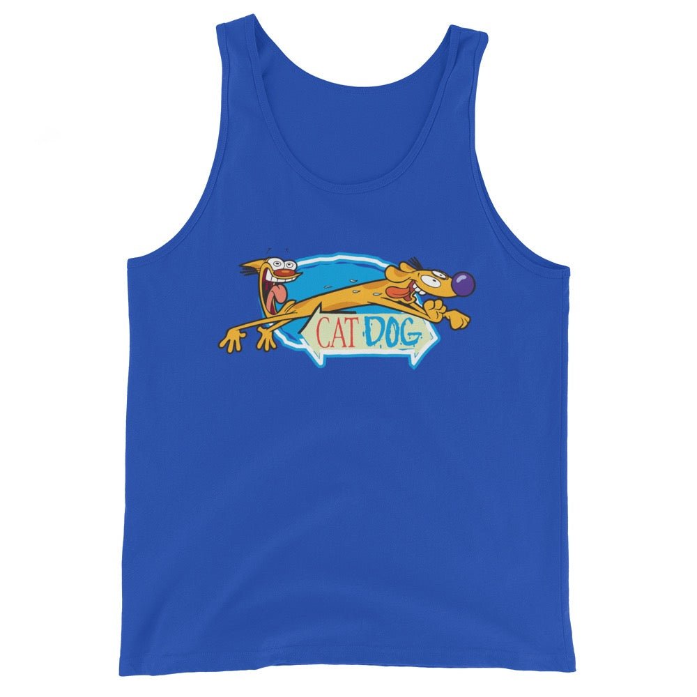 CatDog Crazy Eyes Adult Tank Top - Paramount Shop