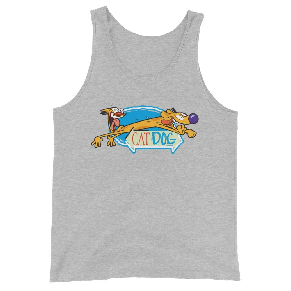 CatDog Crazy Eyes Adult Tank Top - Paramount Shop