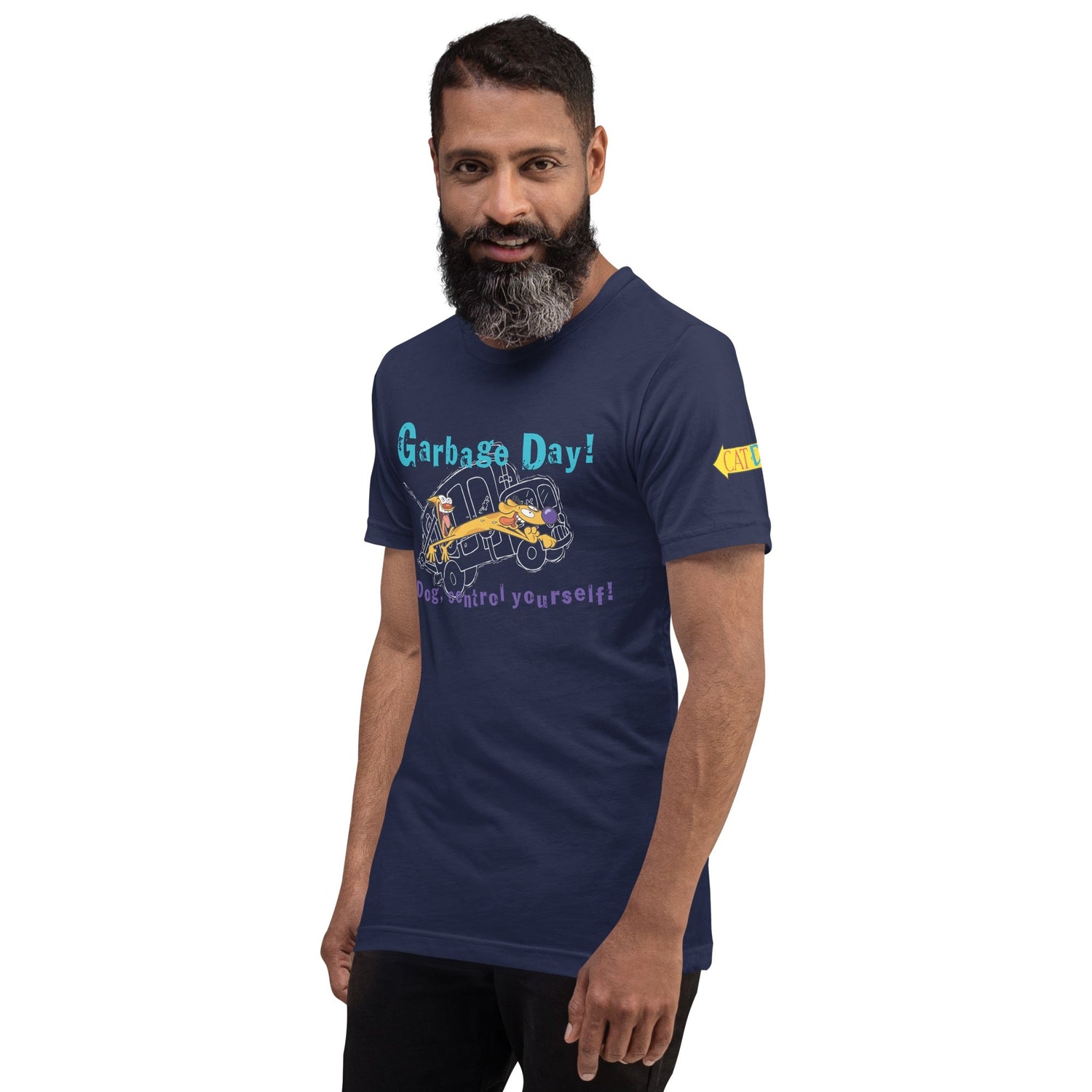 CatDog Garbage Day! Adult Short Sleeve T - Shirt - Paramount Shop