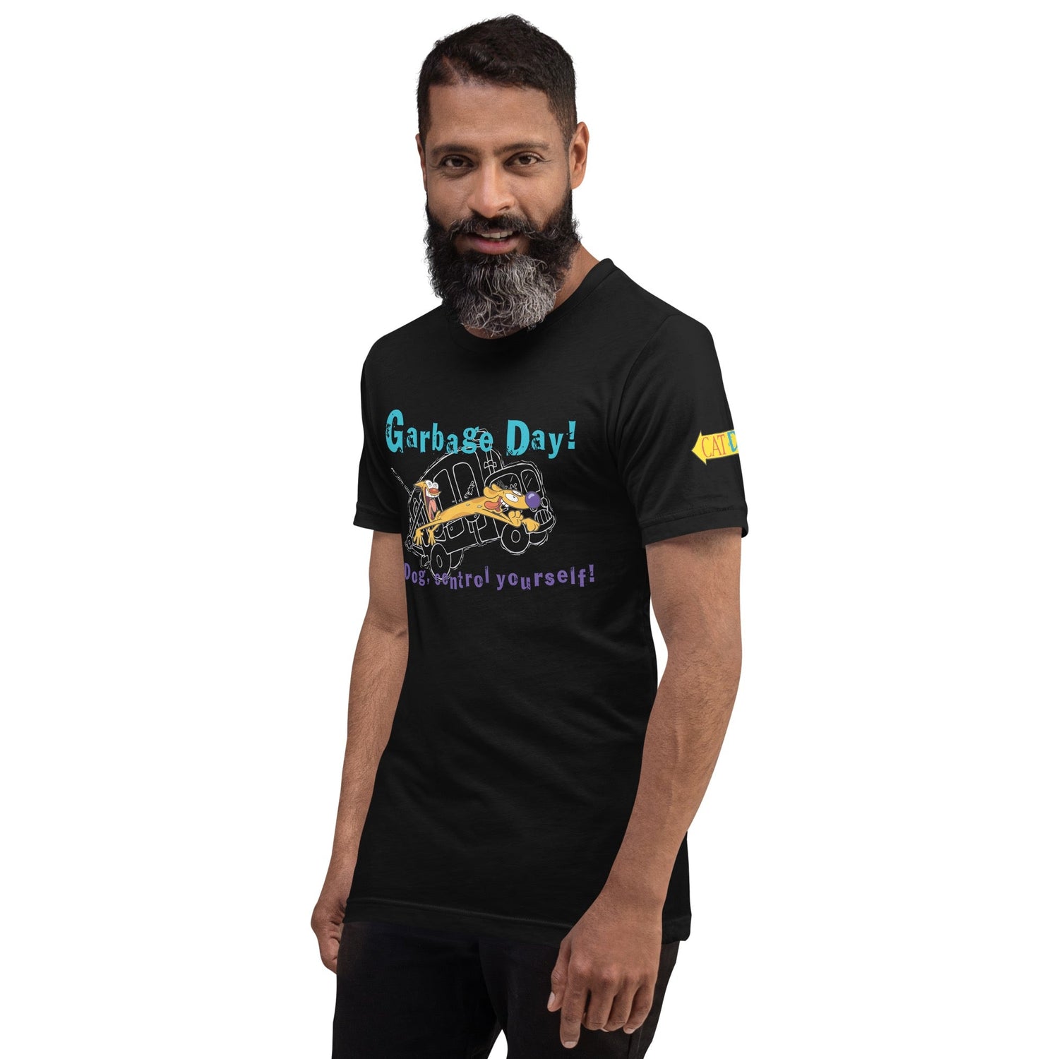 CatDog Garbage Day! Adult Short Sleeve T - Shirt - Paramount Shop