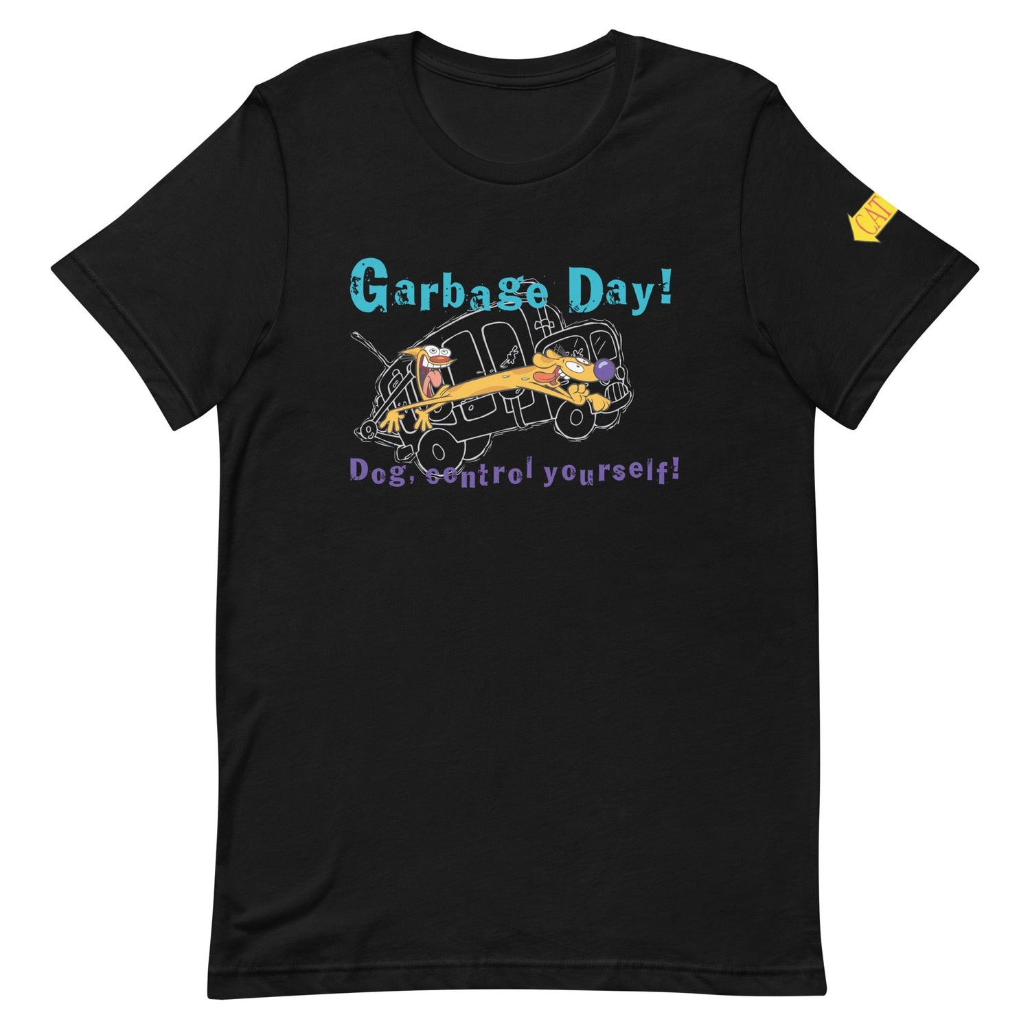 CatDog Garbage Day! Adult Short Sleeve T - Shirt - Paramount Shop