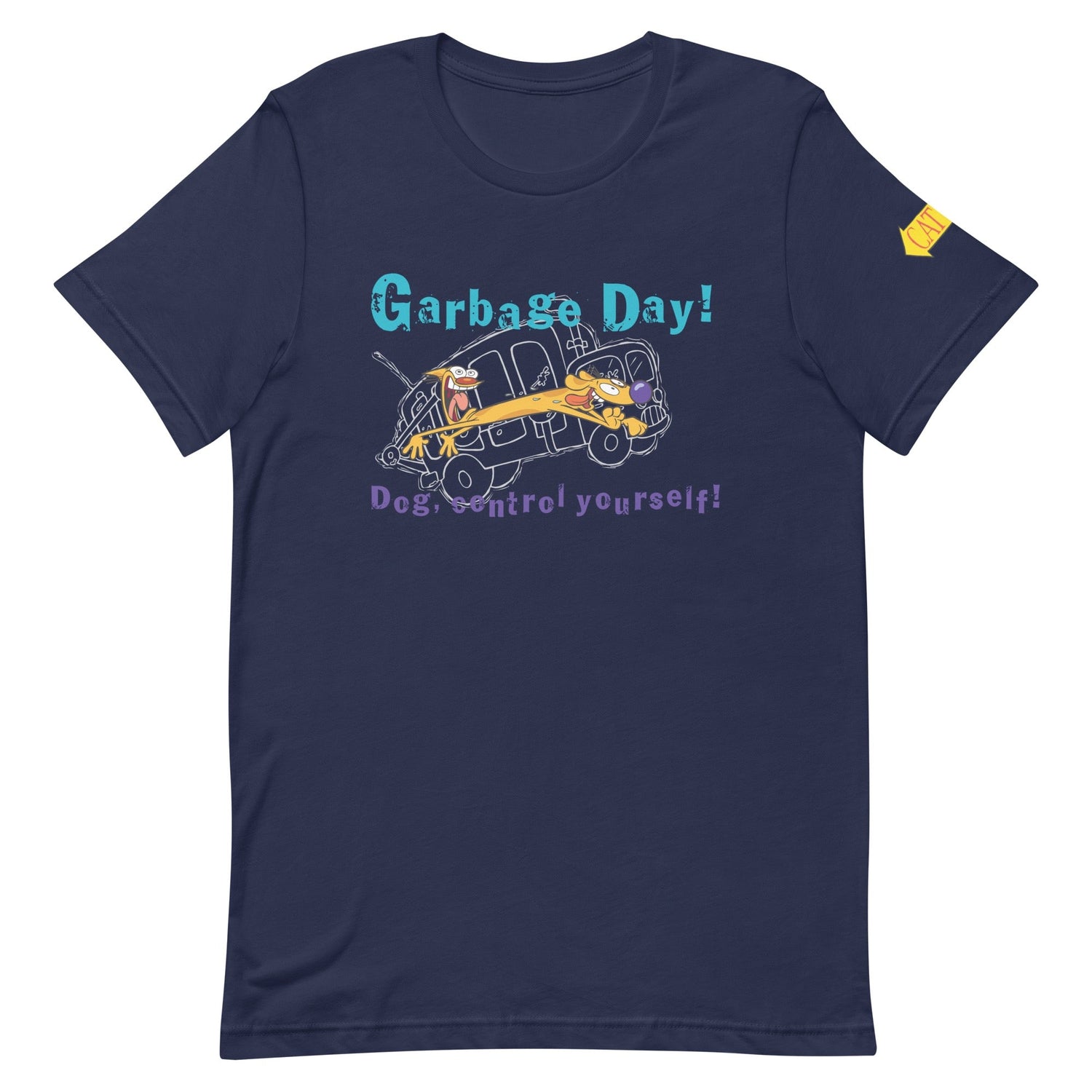 CatDog Garbage Day! Adult Short Sleeve T - Shirt - Paramount Shop