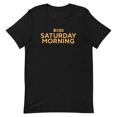 CBS Saturday Morning Logo T-shirt - Black / SM