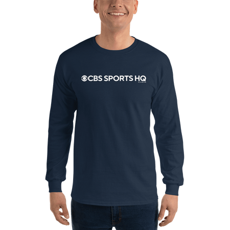 CBS Sports HQ Logo Adult Long Sleeve T - Shirt - Paramount Shop