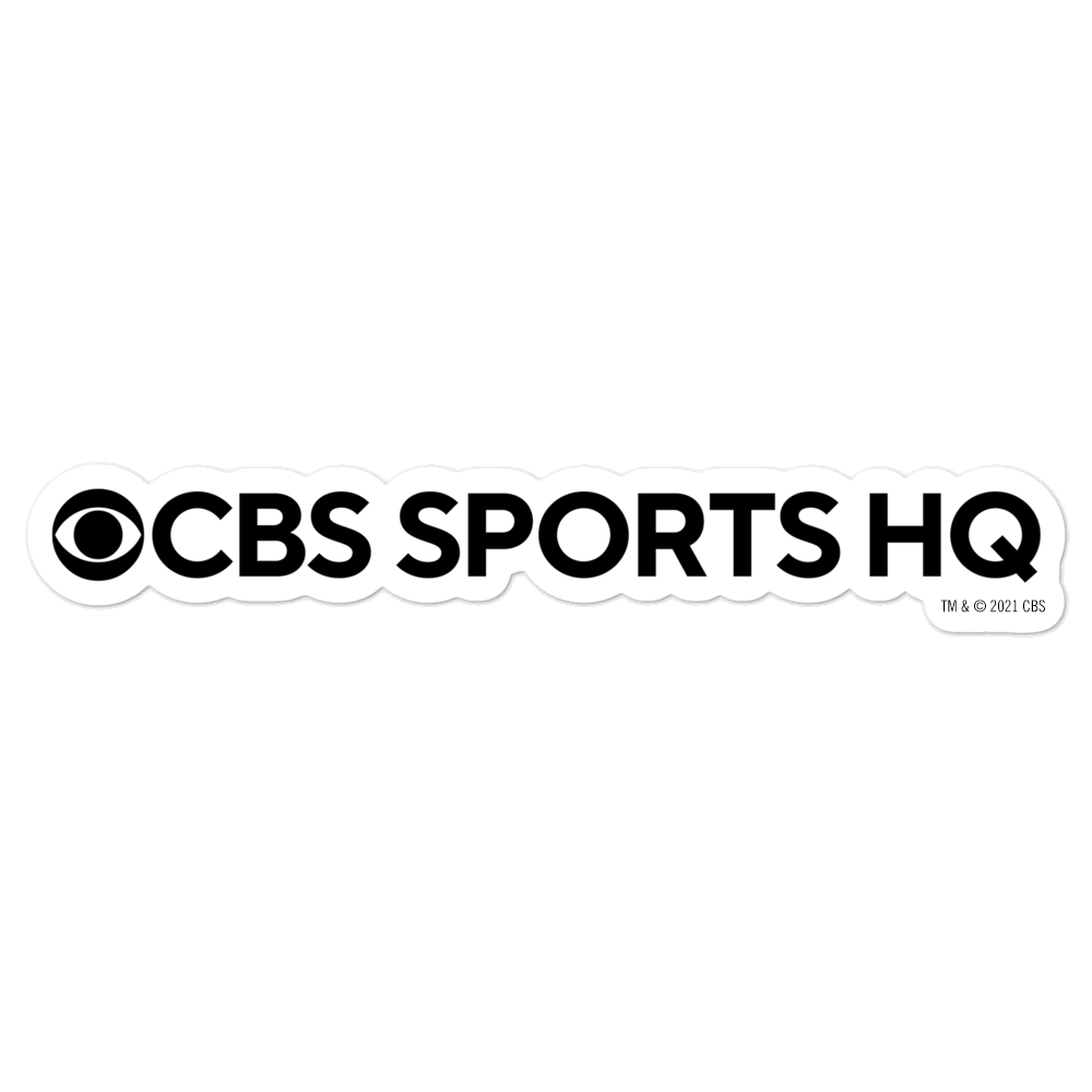 CBS Sports HQ Logo Die Cut Sticker