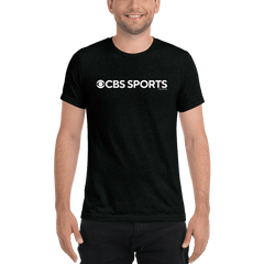 CBS Sports Logo Unisex Camiseta Tri-Blend - TriBlend negro sólido / XS
