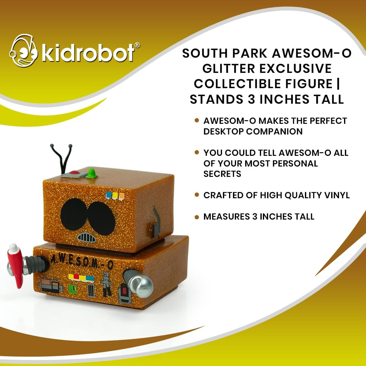 South Park AWESOM-O Glitter Exclusive Collectible Figure | Stands 3 Inches Tall-7