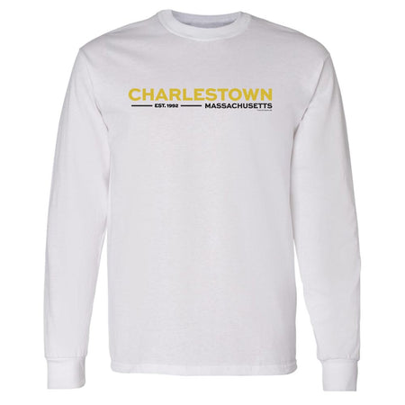 City on a Hill Charlestown Massachusetts Adult Long Sleeve T - Shirt - Paramount Shop