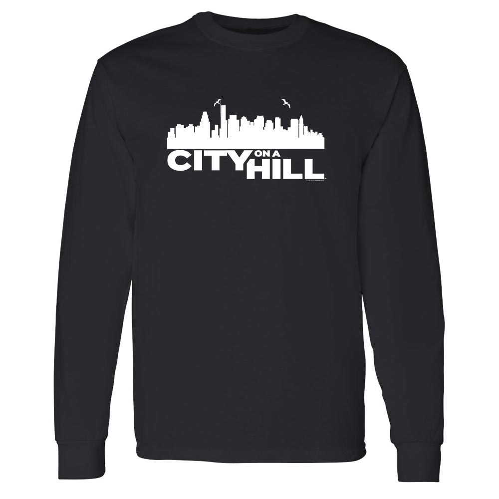 City on a Hill Skyline Adult Long Sleeve T - Shirt - Paramount Shop