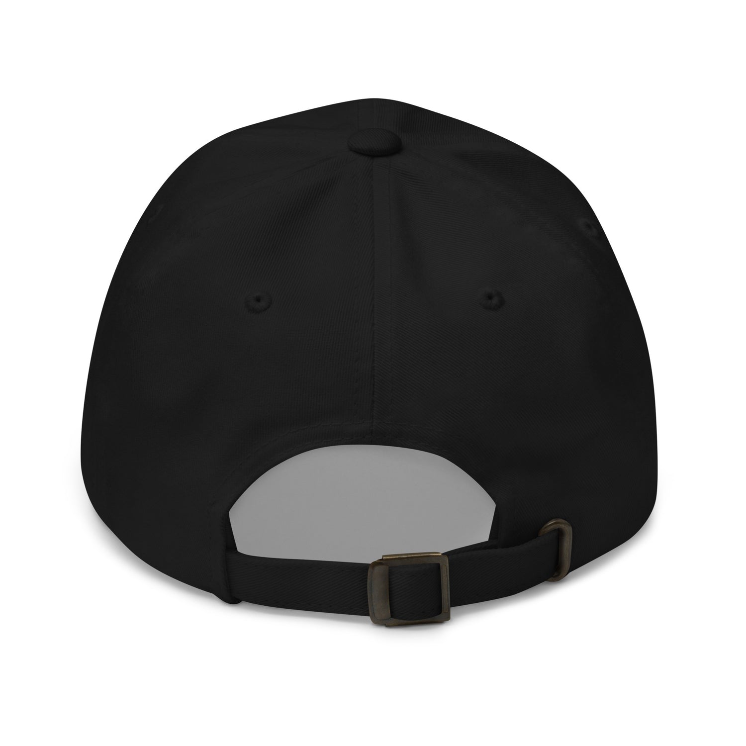 Side profile of the NCIS: New York embroidered hat showing the structured chino cotton twill construction