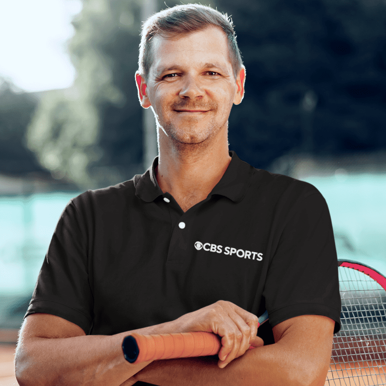 CBS Sports Logo Premium Polo Shirt