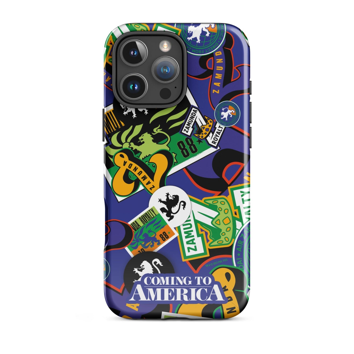 Coming To America Zamunda Pattern Tough Case for iPhone - Paramount Shop