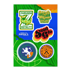 Coming To America Zamunda Royalty Kiss Cut Sticker Sheet - One Size