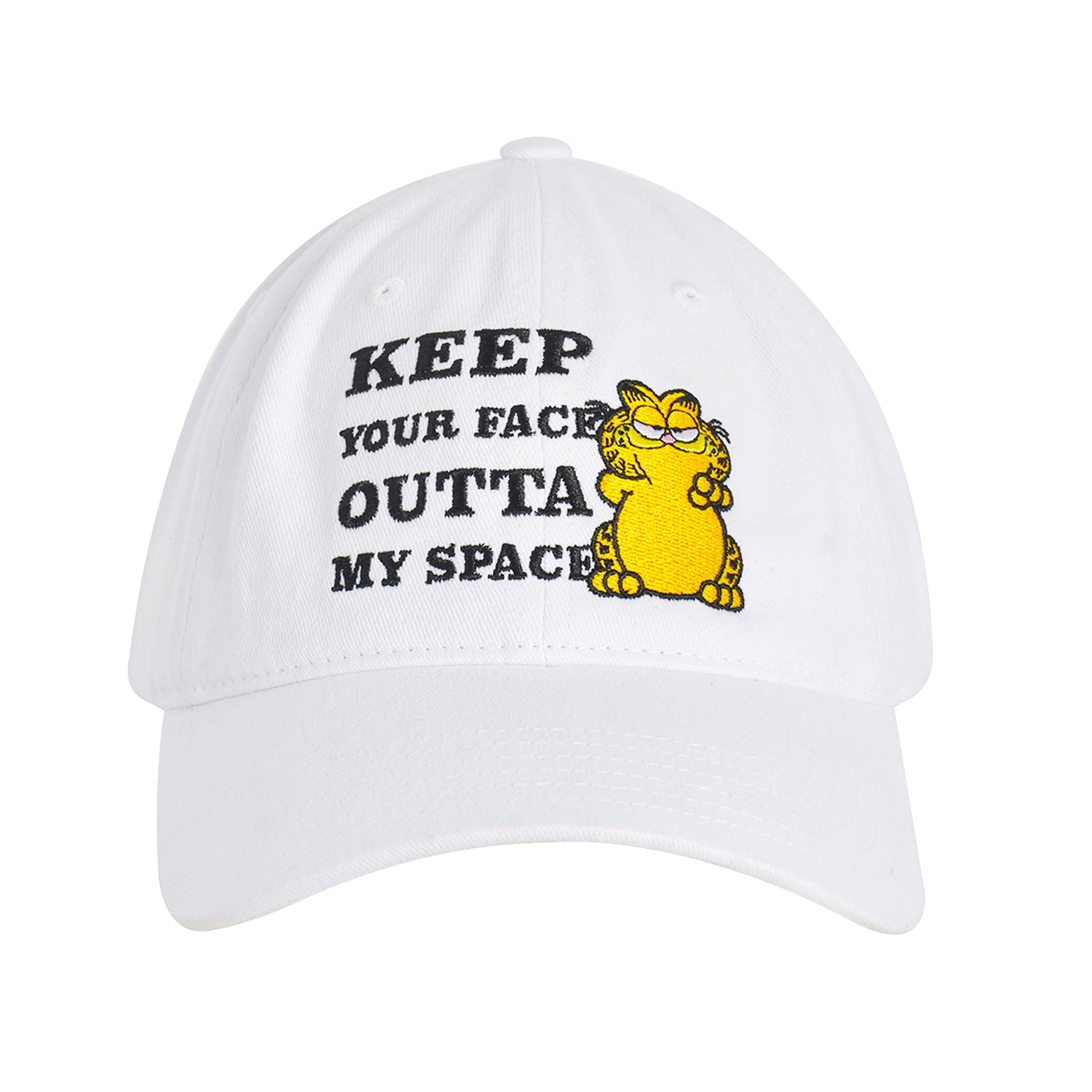 Concept One Garfield Dad Hat, Cotton Adjustable Baseball Cap with Curved Brim - Paramount Shop