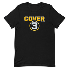 Cover 3 Logo Adultos Camiseta de manga corta - Negro / XS