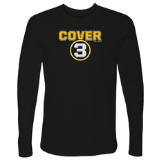 Cover 3 Podcast Adultos Camiseta de manga larga Premium - Negro / METRO