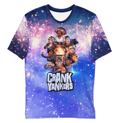 Crank Yankers Key Art  Adult All-Over Print T-Shirt - Blue / XS