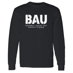 Criminal Minds BAU Adultos Camiseta de manga larga - Negro / Sm