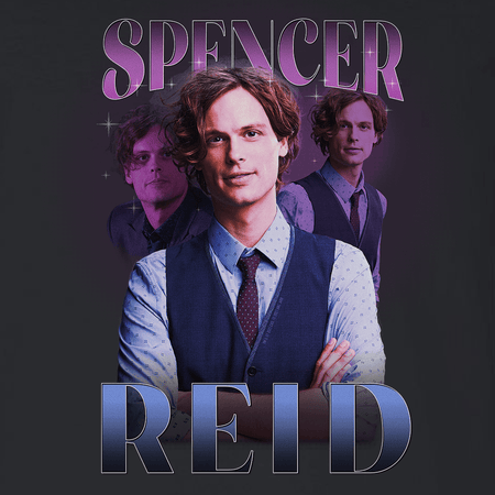 Criminal Minds Spencer Reid Heart Throb Adult Long Sleeve T - Shirt - Paramount Shop